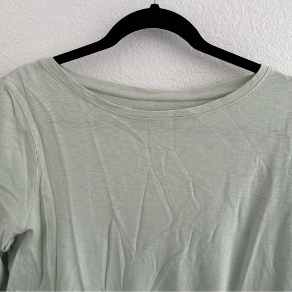 J. Jill Pure Jill Honeydew 3/4 sleeve boat neck tunic top size large - Picture 3 of 6